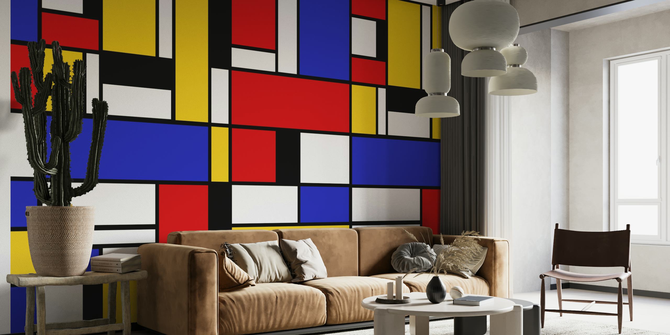 Bauhaus Classic tapet i ett modernt rum