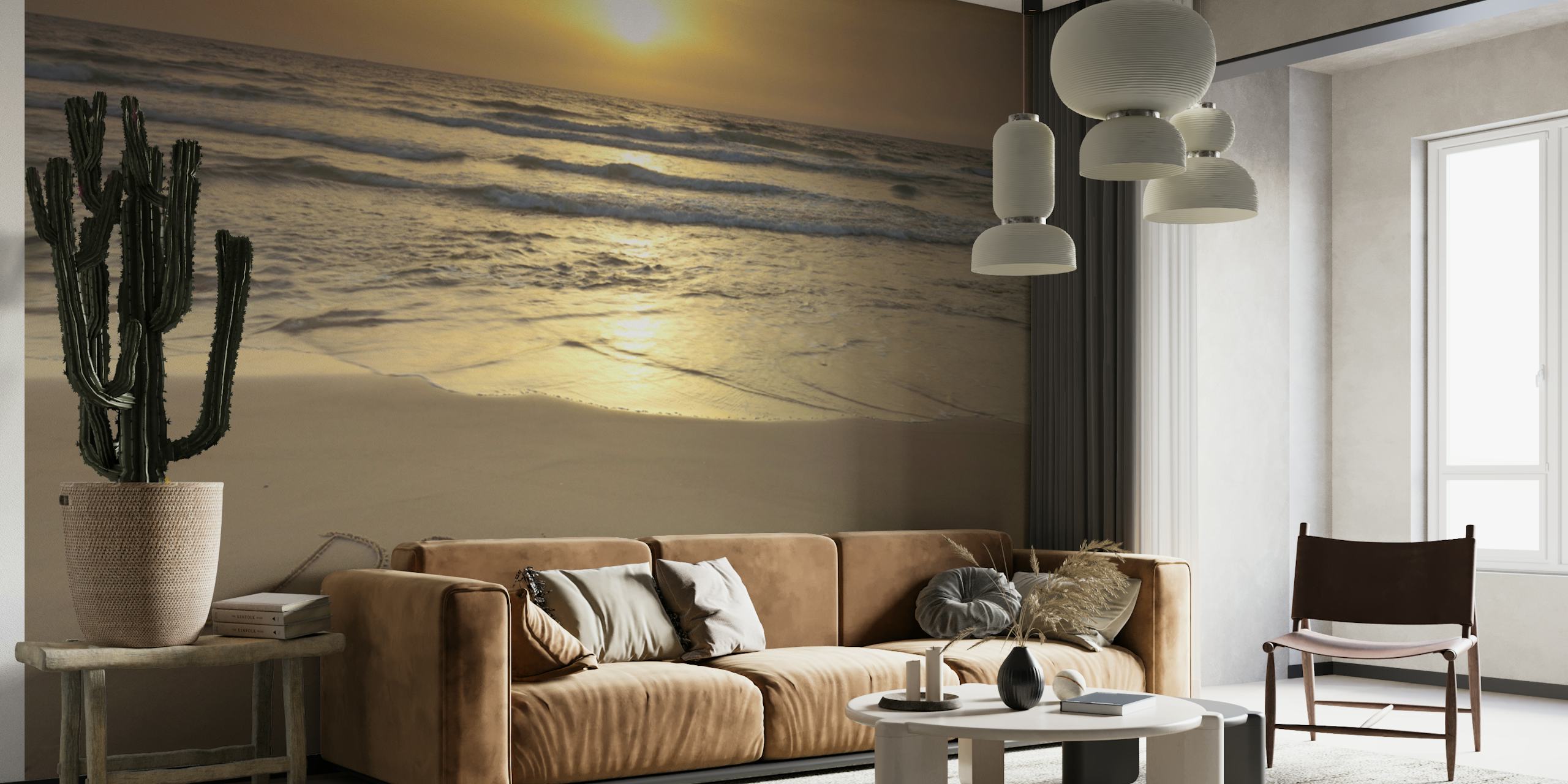 Ocean Dreams wallpaper in a serene room