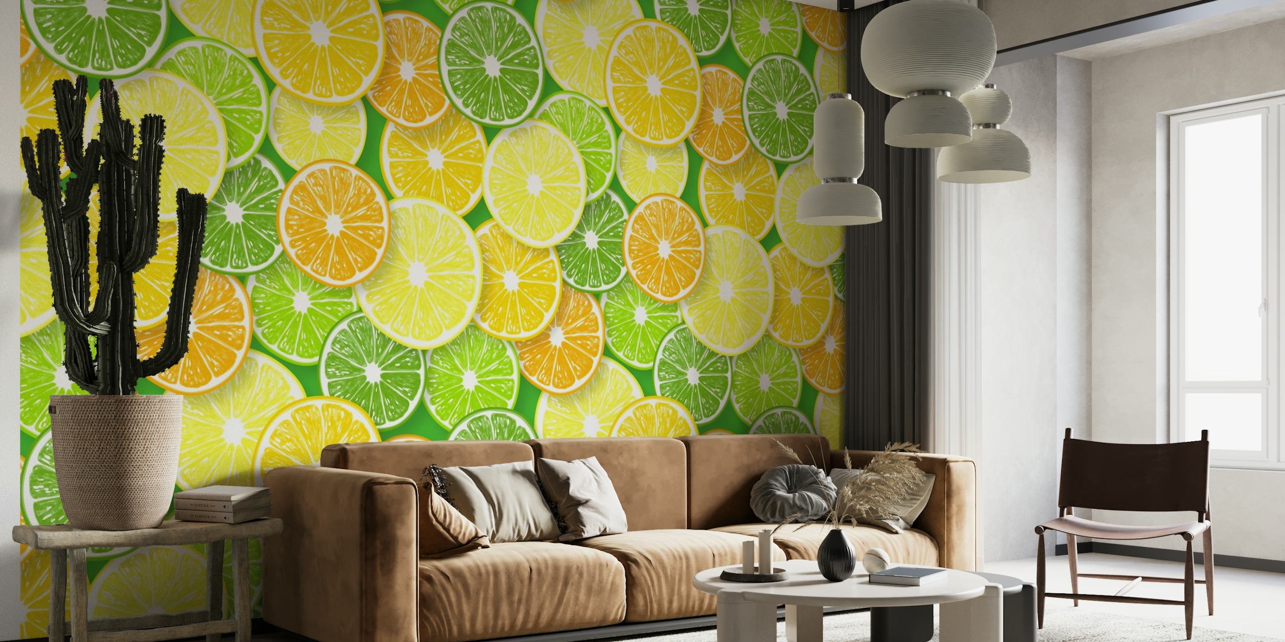 Citrus fruit slices 2 wallpaper