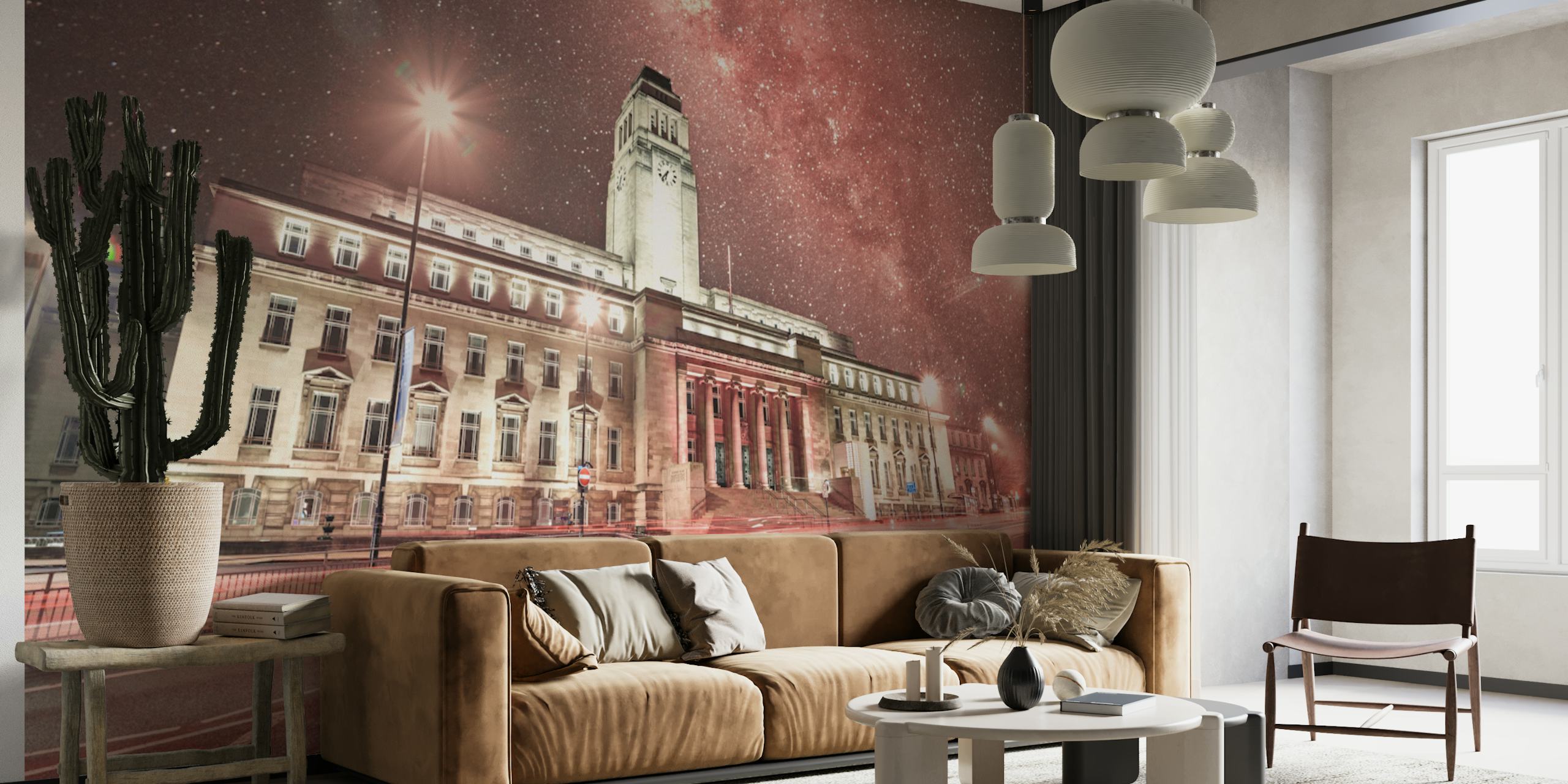 Parkinson Building behang in een stijlvolle kamer