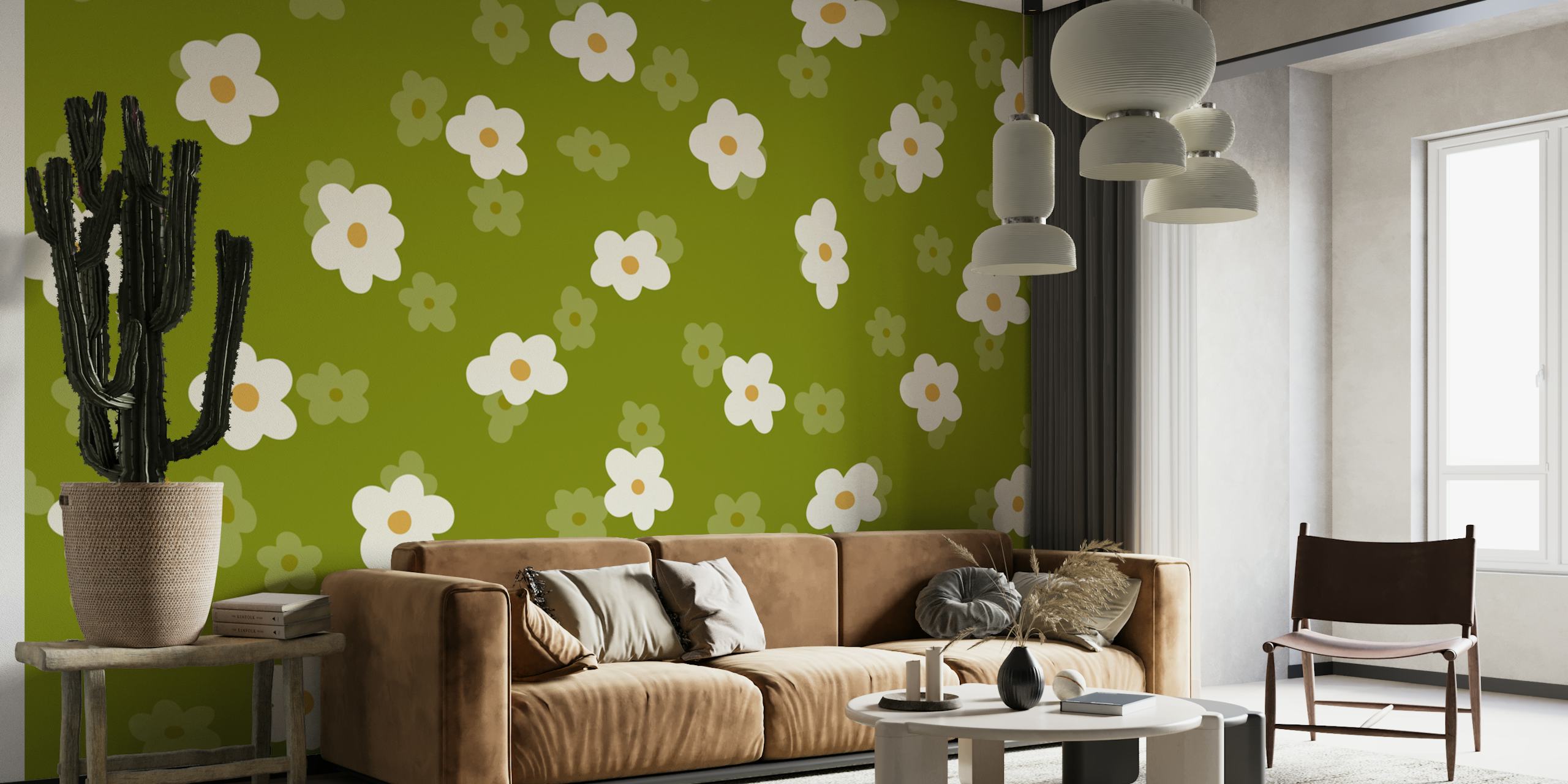 tapeta Summer Daisies Delight v místnosti