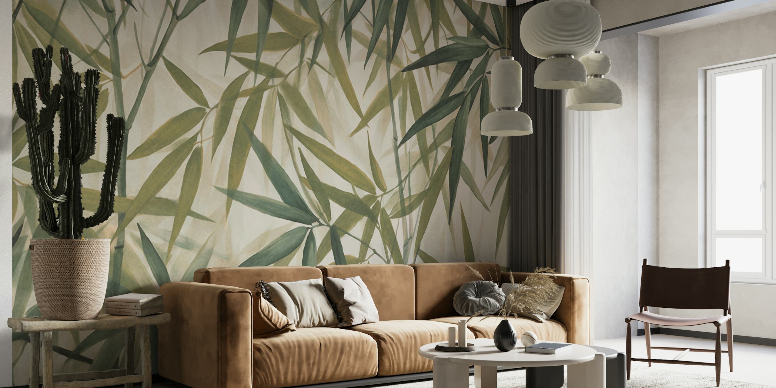 Calm Bamboo Whispers tapeta w pokoju