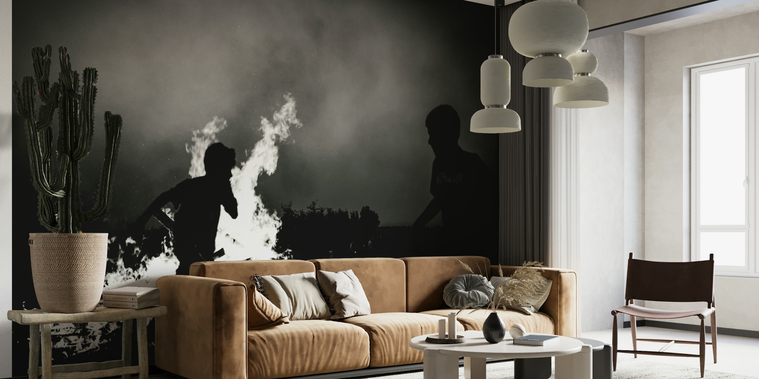 Lag BaOmer 3 wallpaper design in a room