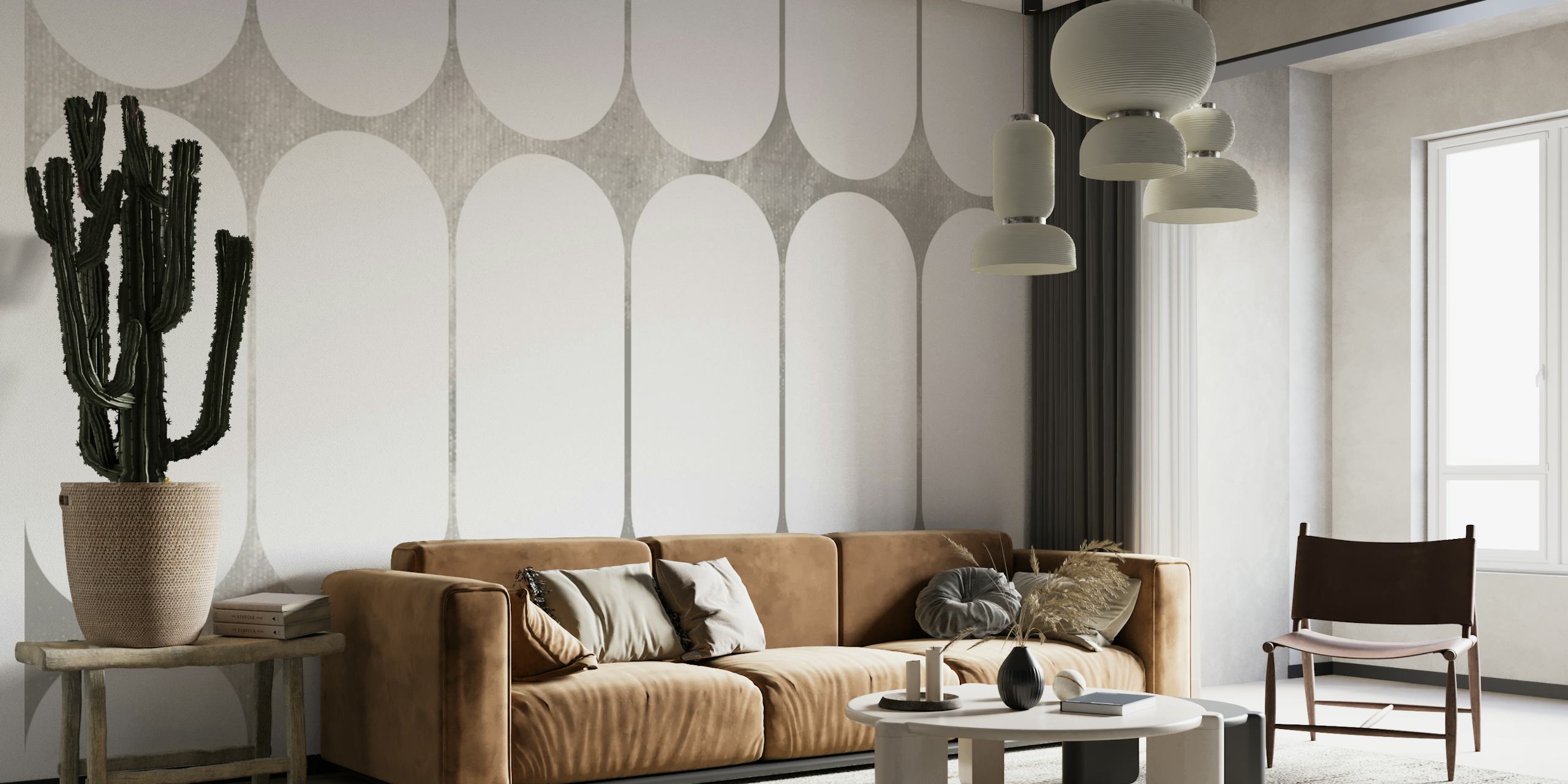 Arctic Capsule Elegance wallpaper in a room setting