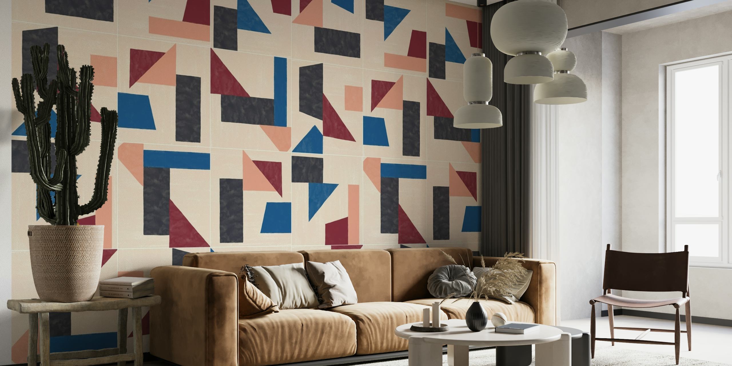 Tangram Wall Tiles Three wallpaper