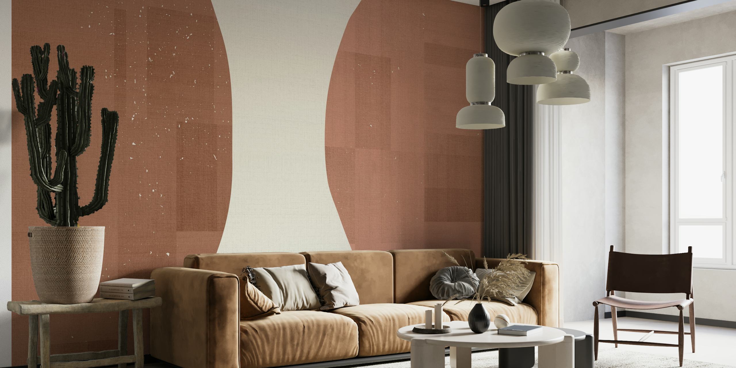 Ταπετσαρία Rustic Tones Harmony σε δωμάτιο