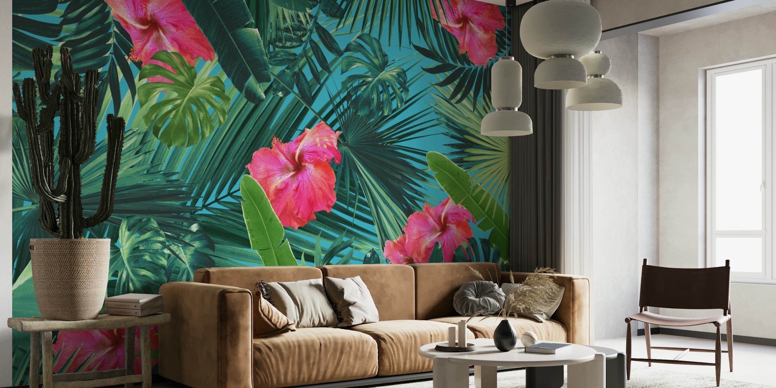 Tropical Hibiscus Flower 1 papiers peint