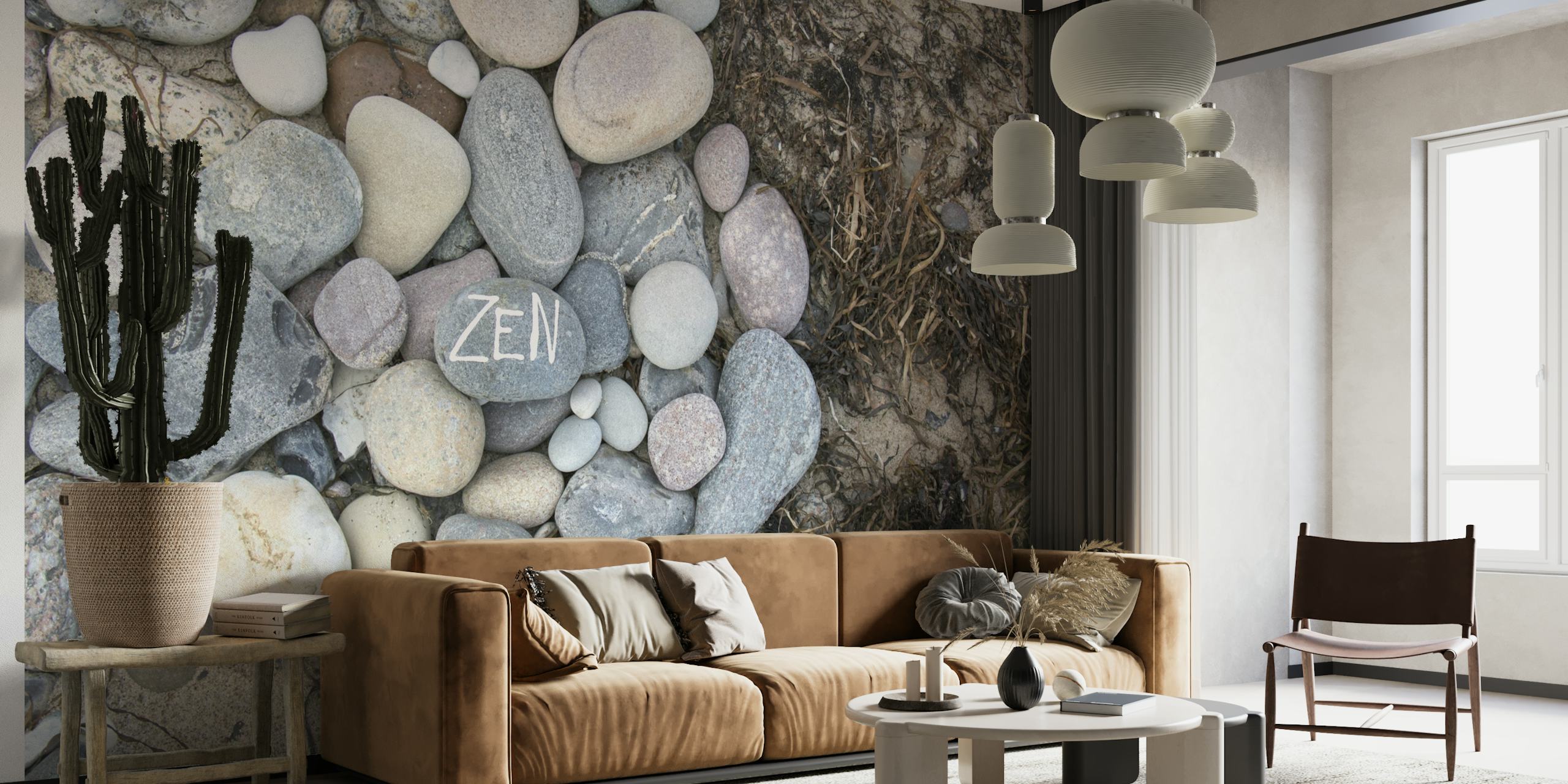 Zen Pebble Beah wallpaper