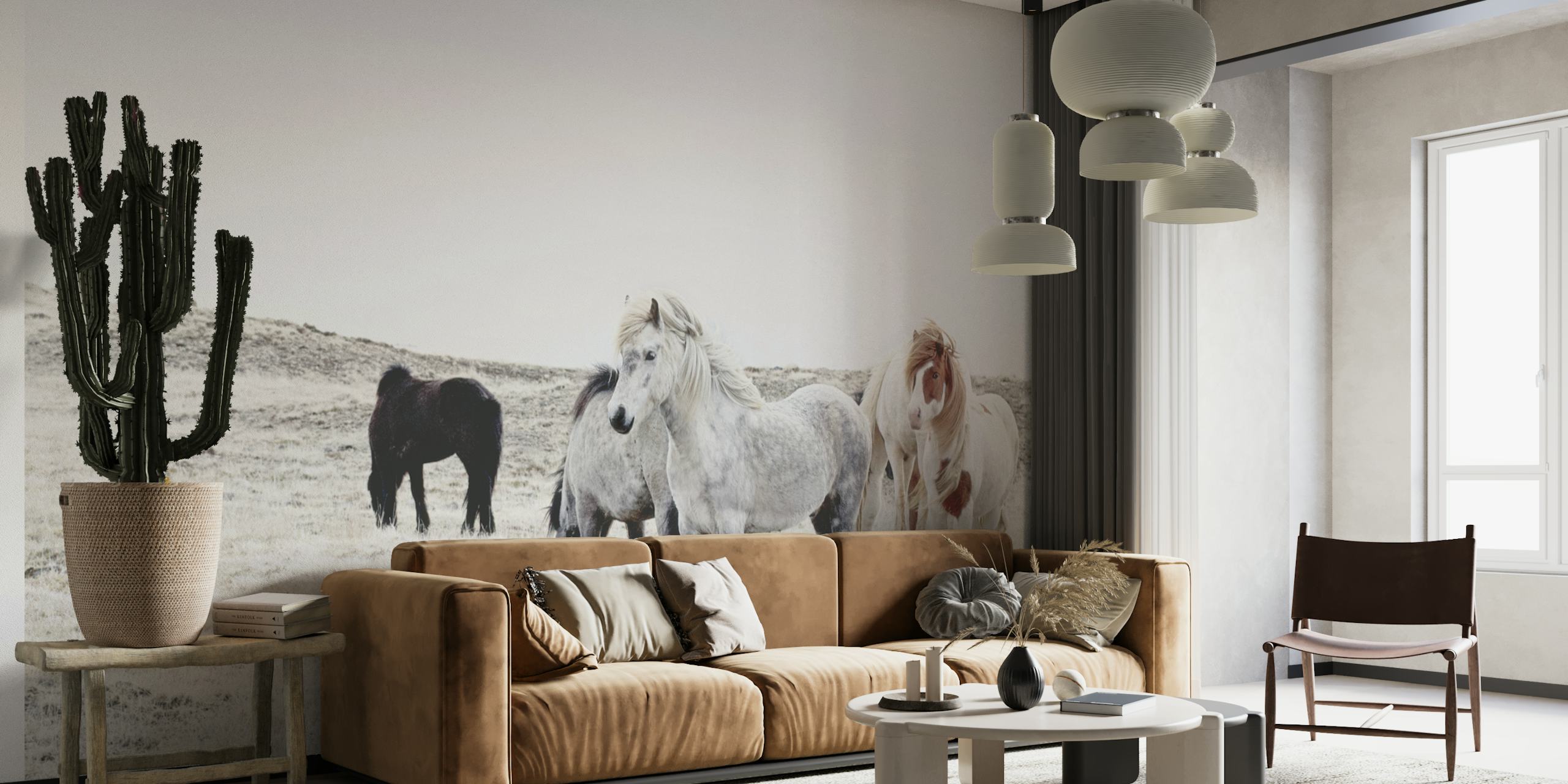 Tapeta Wild Horses of Iceland v pokoji