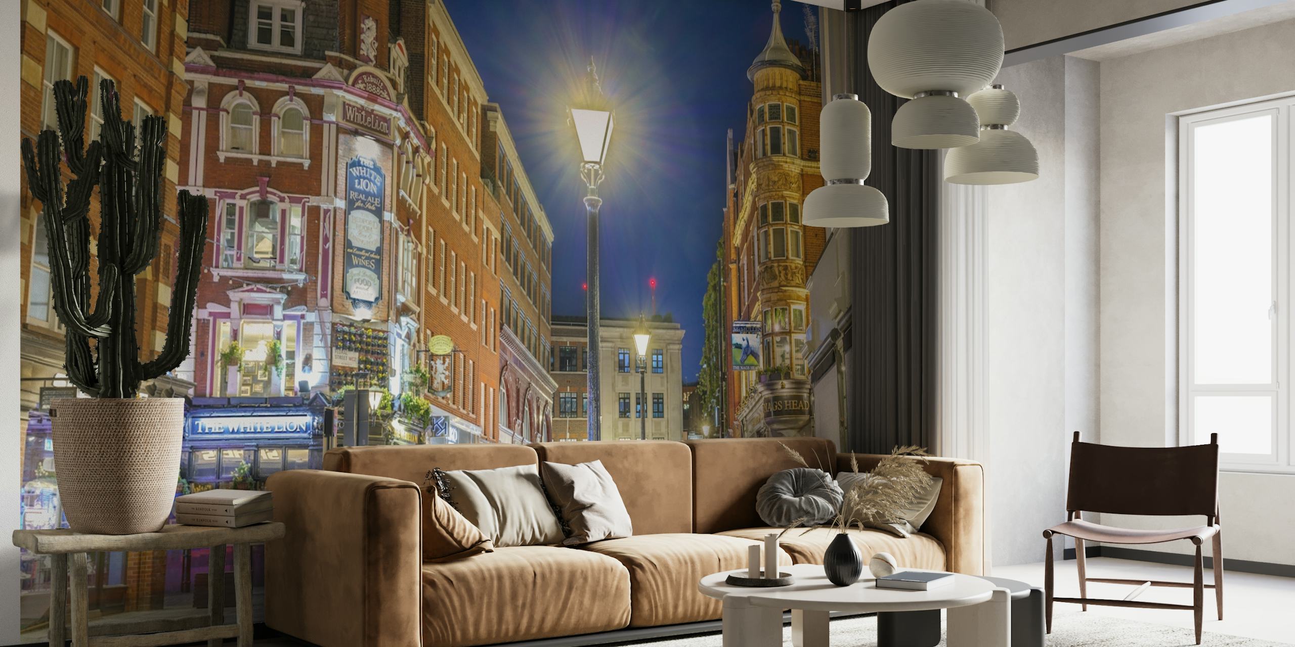 Covent Garden Nights urban tapetdesign