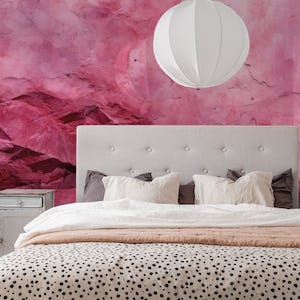 Pink Textured Wall Finish