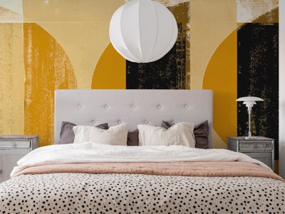 Rustic Vintage Gold Geometry