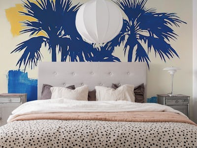 Palms in Blue