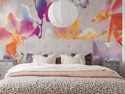 Colorful Floral Symphony - Hawaiian Abstract