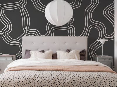 Mid Century Striped Shapes