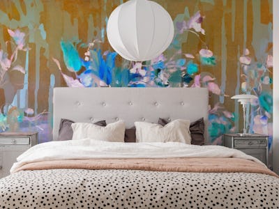 Vintage Grunge Flower Floral
