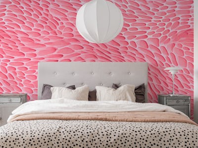Intricate Organic Coral Texture Pink