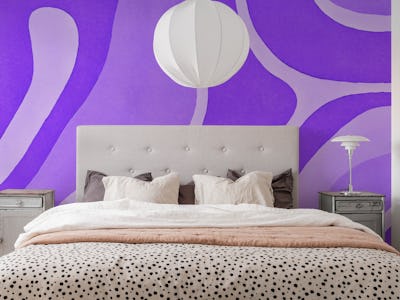 Contemporary Violet Waves