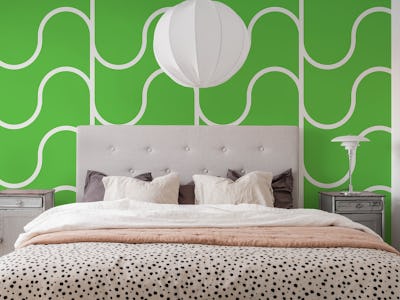 Elegant Viridian Swirls
