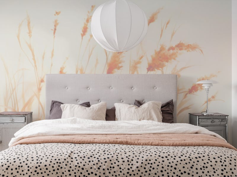 Golden Grasses And Wildflowers Meadow