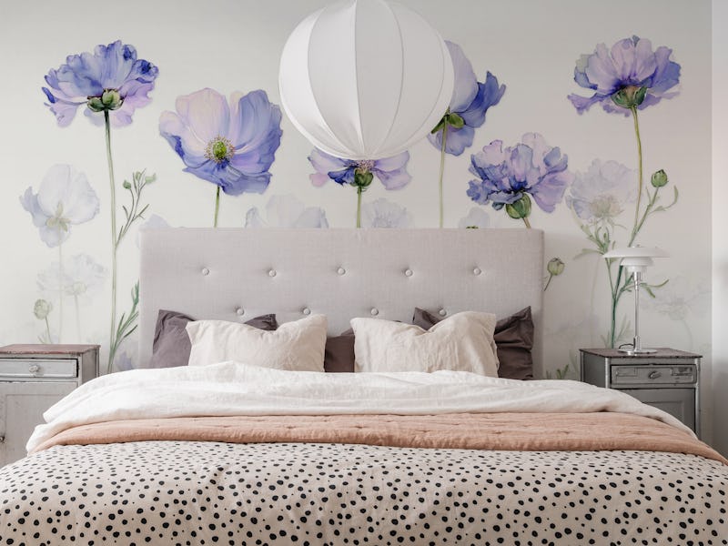 Pastel Petals - blue