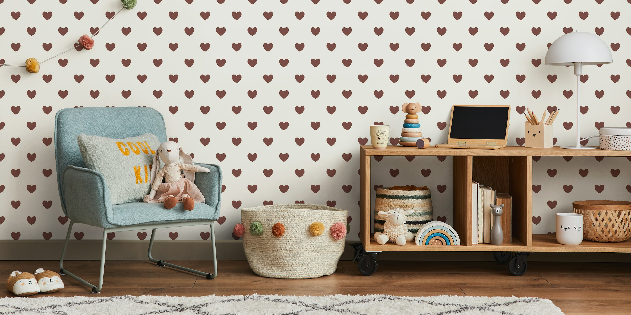 Hearts pattern wallpaper u sobi