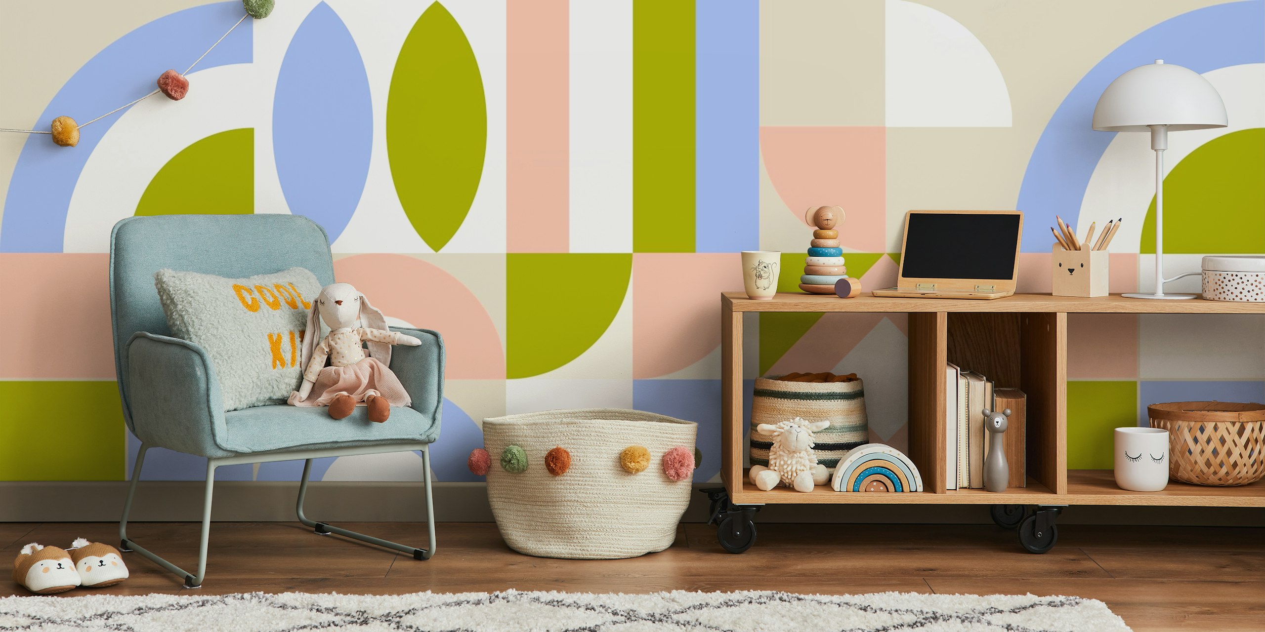 Design tapety Mescolanza 12 w pokoju
