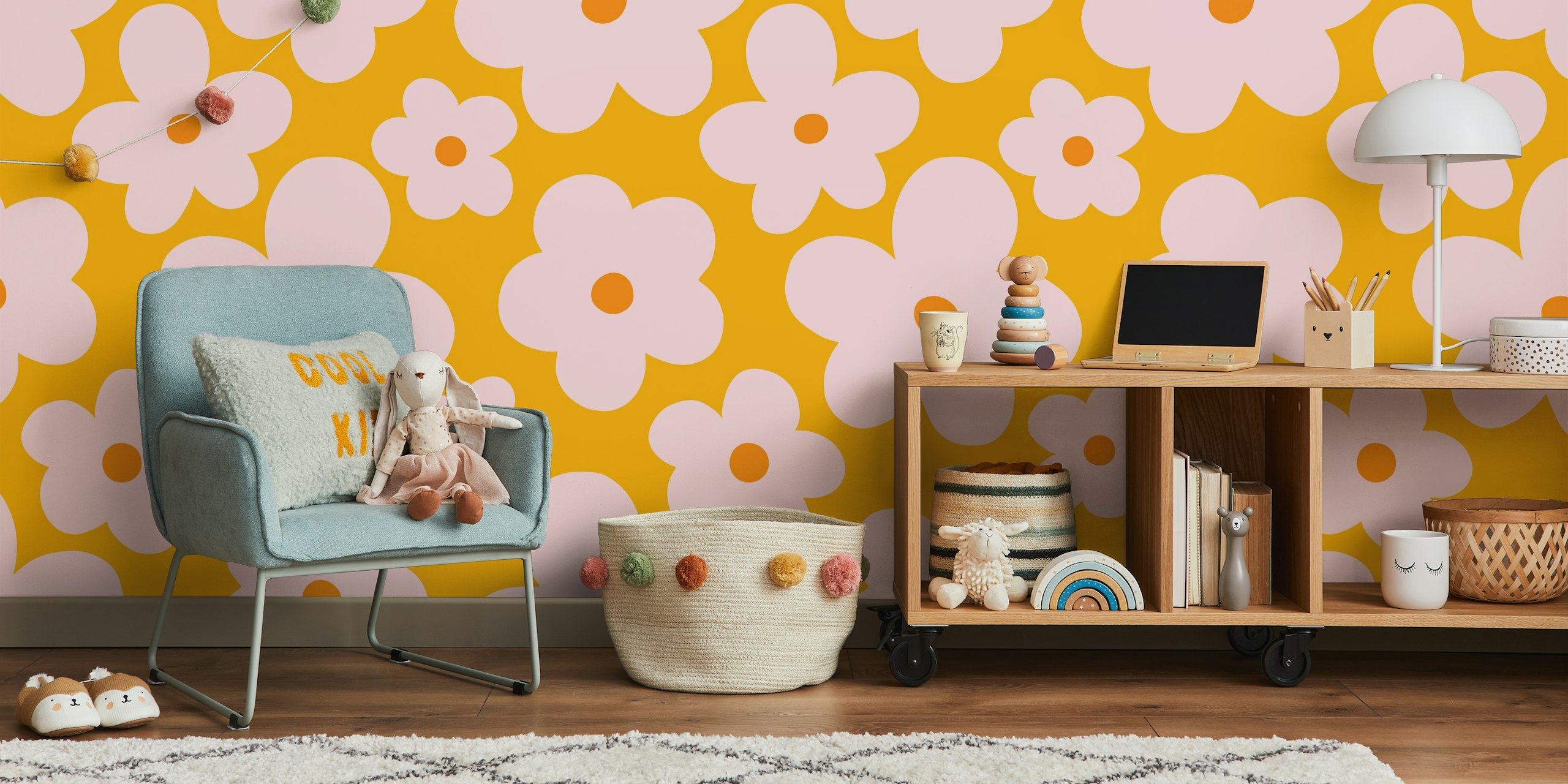 Lulu Scandi Flowers design in a room