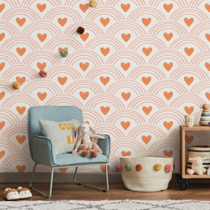 Arches and Hearts Red