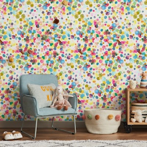 Joyful Watercolor Dots Splash