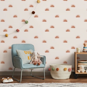 boho suns - gender neutral kids nursery