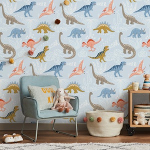 Dinosaurs - blue