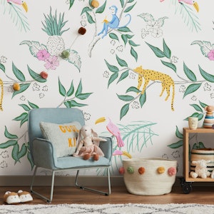 Jungle toile - cream