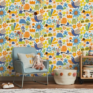 Playful Meadow Positivity Animals - Outdoors