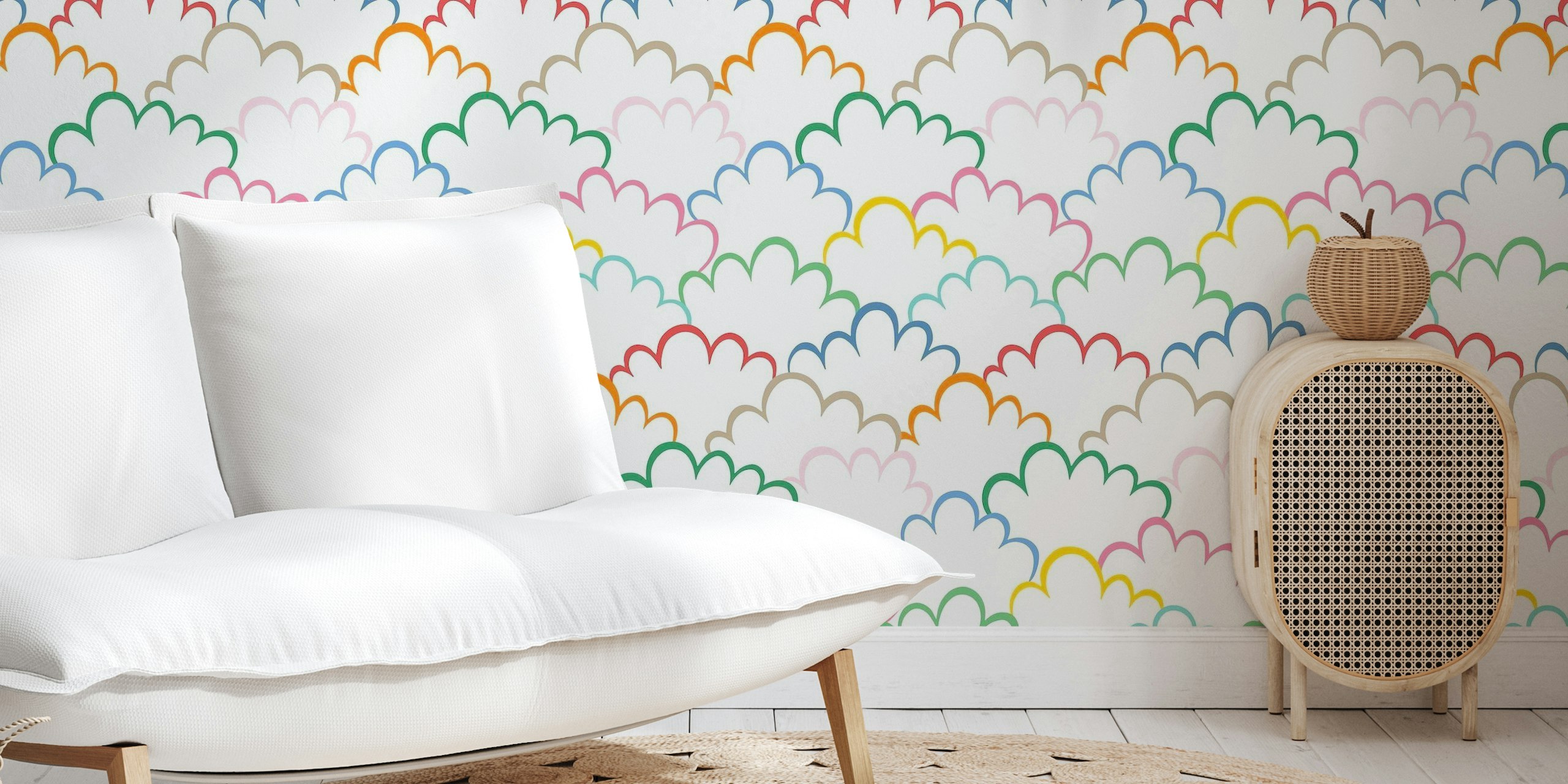 Multi coloured ballons wallpaper - Happywall
