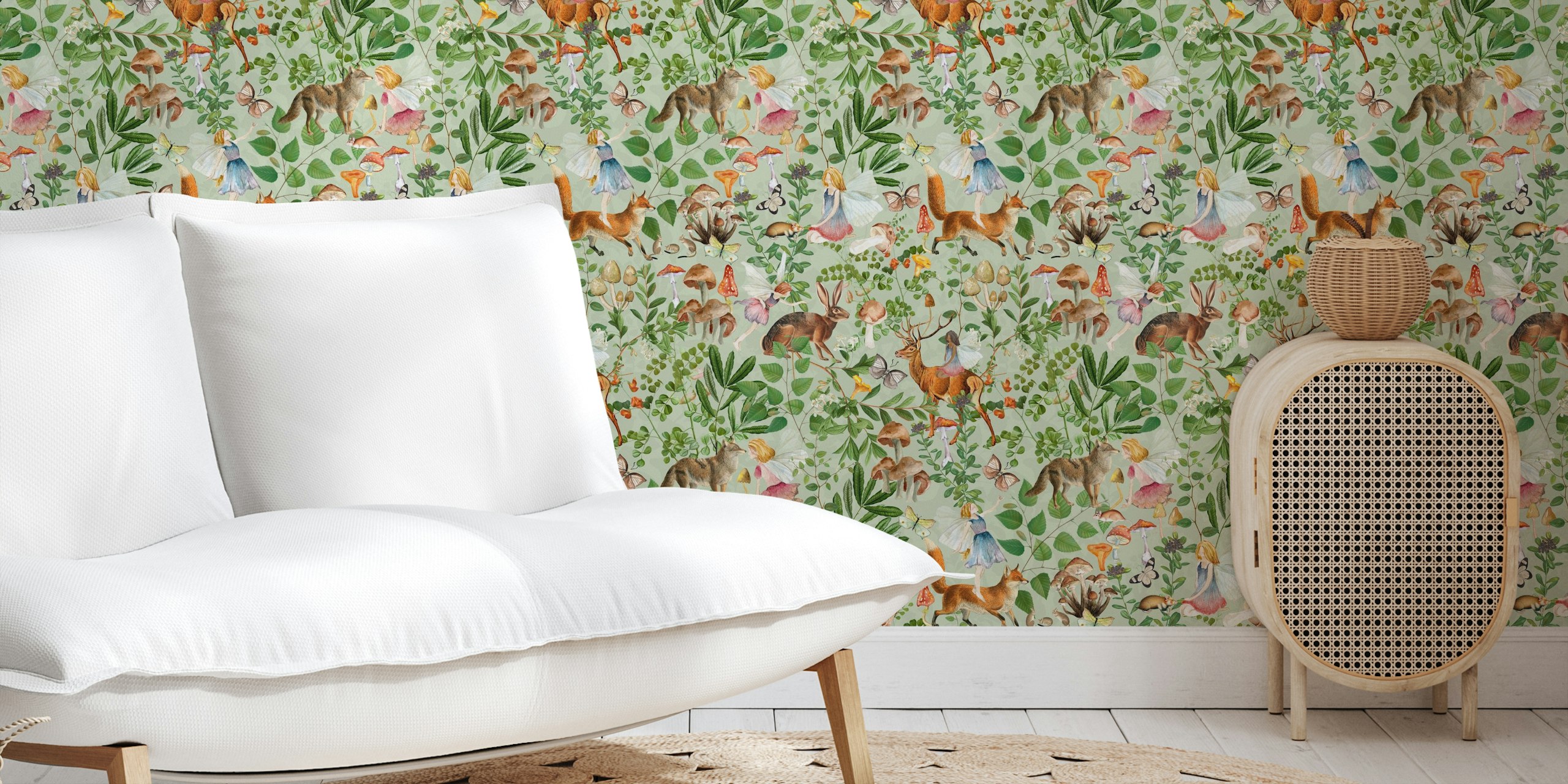 Enchanted Fall Fairy Wild Forest Pattern σχέδιο
