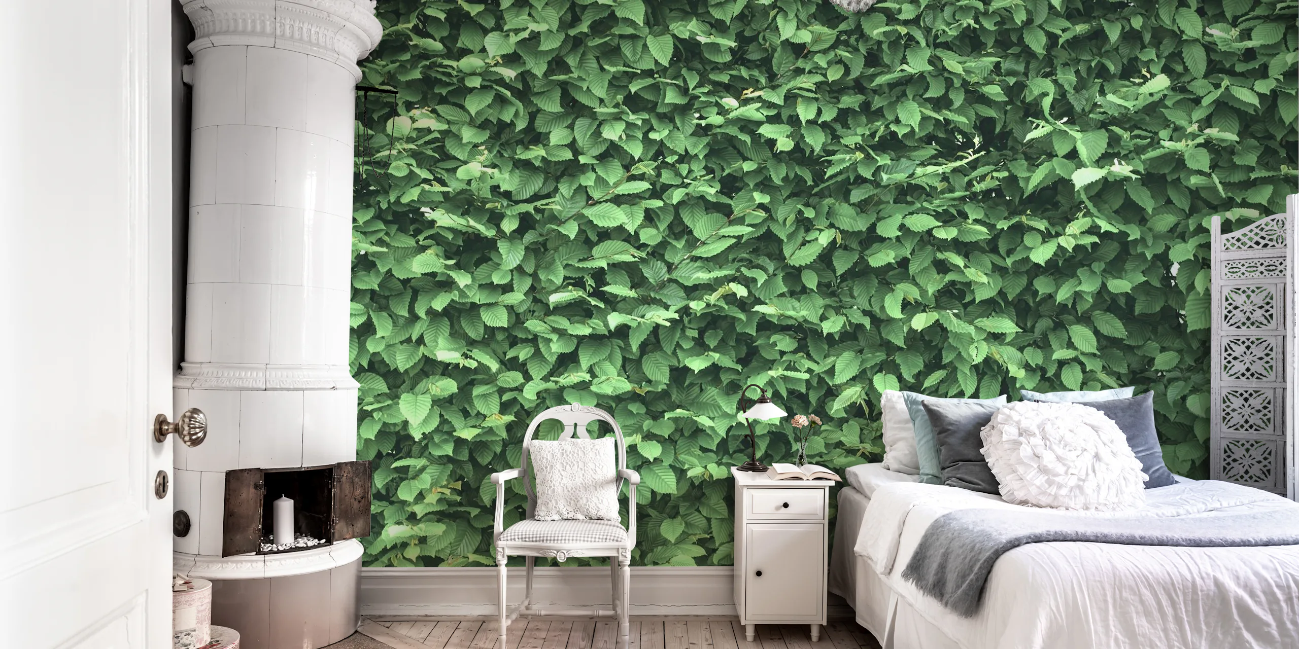 Shop Spring Leaves Wallpaper | Happywall