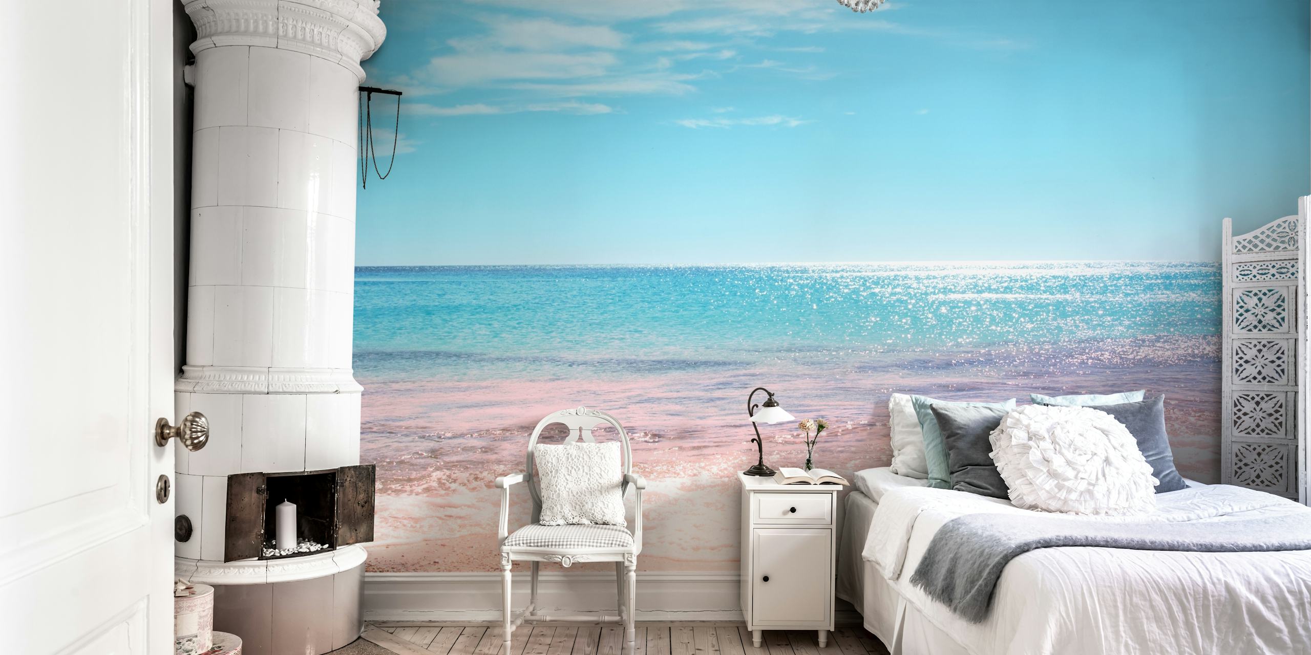 Bakgrunnsbilde av Caribbean Ocean og Beach