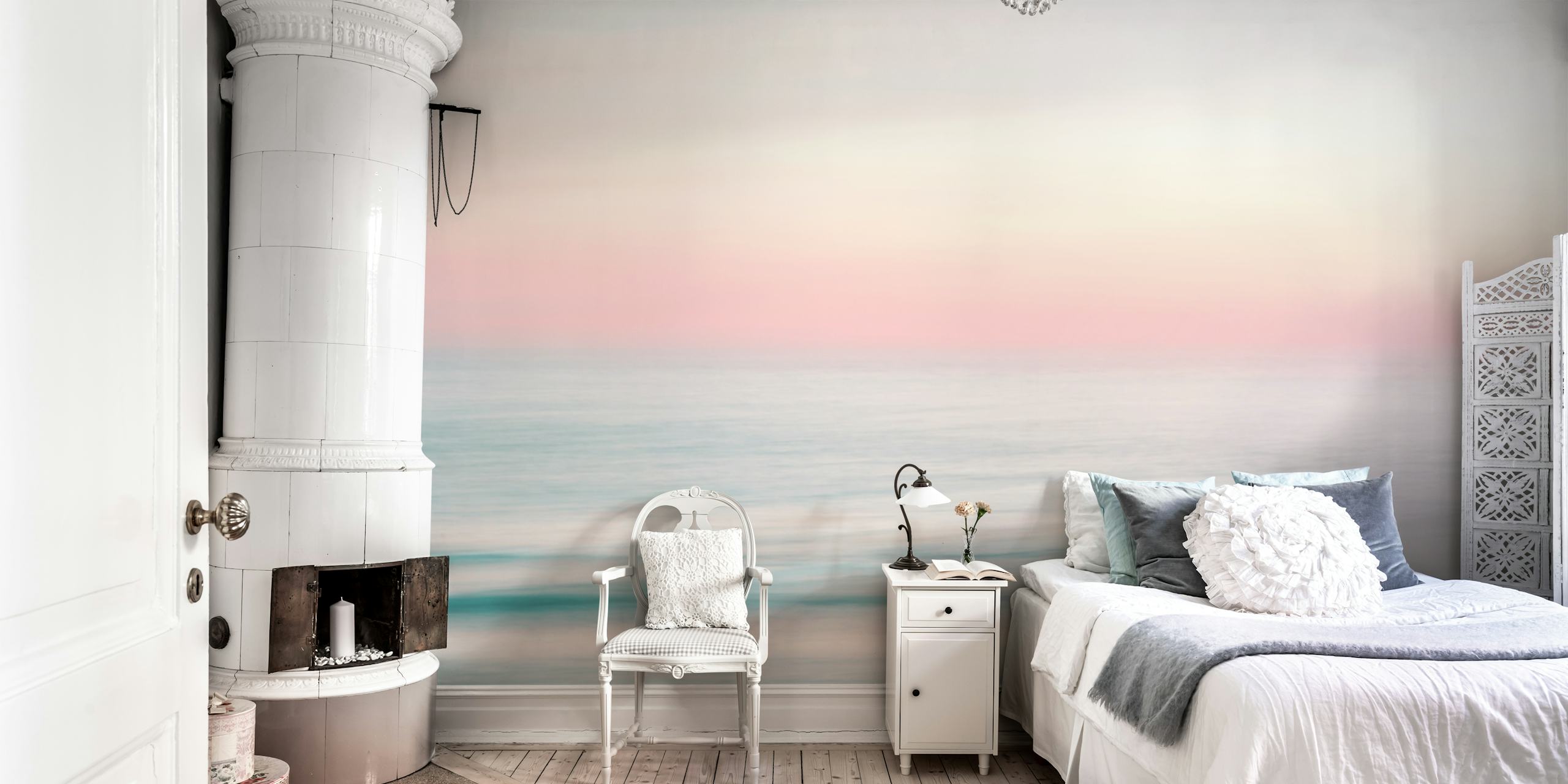 Ταπετσαρία Sunrise sky και ocean σε ένα δωμάτιο