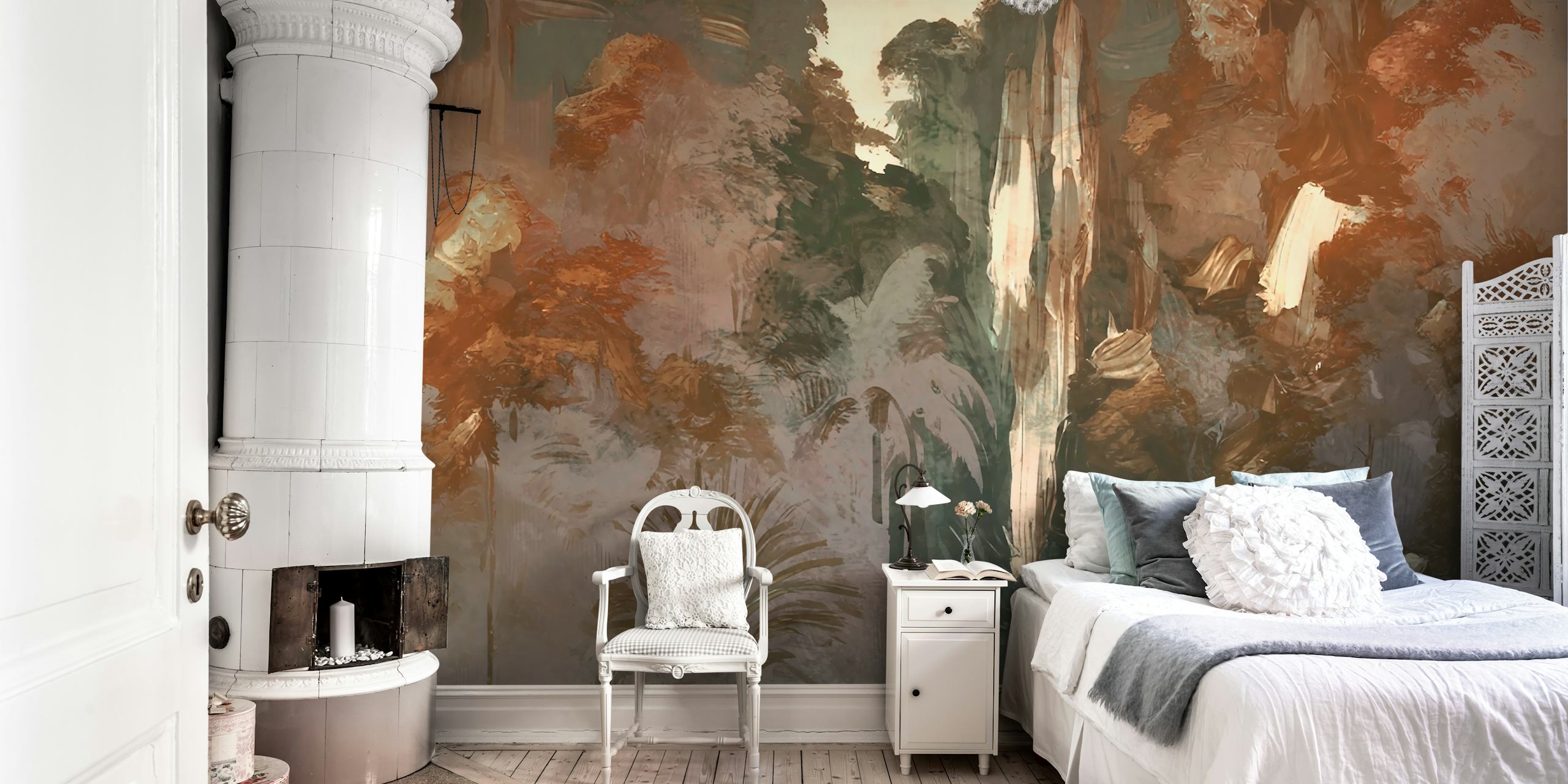 Projekt tapety Serene Rainforest Dream