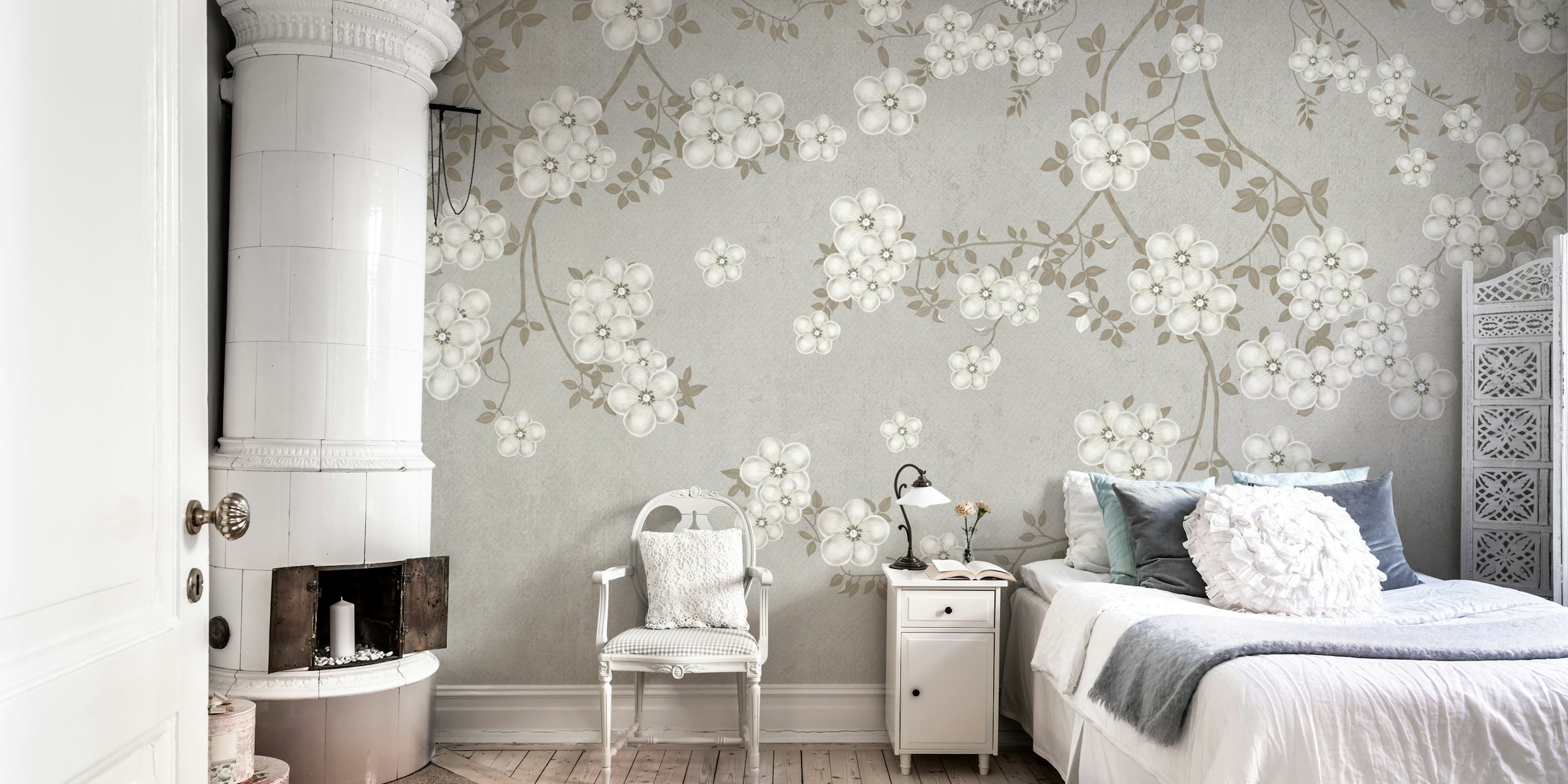 Charming Botanical Design tapet i et rum