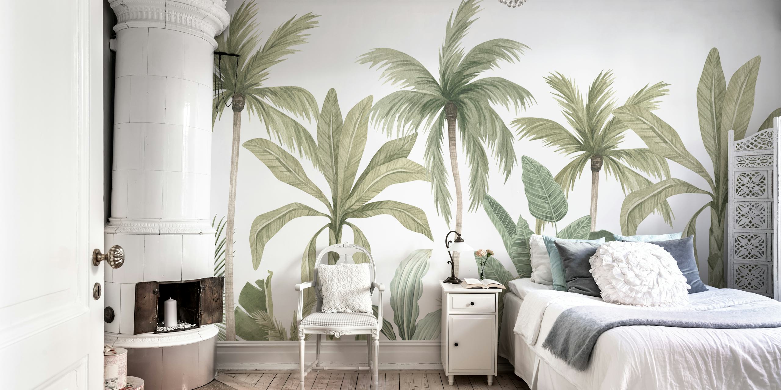 Lush Jungle Vibe tapetti huoneessa