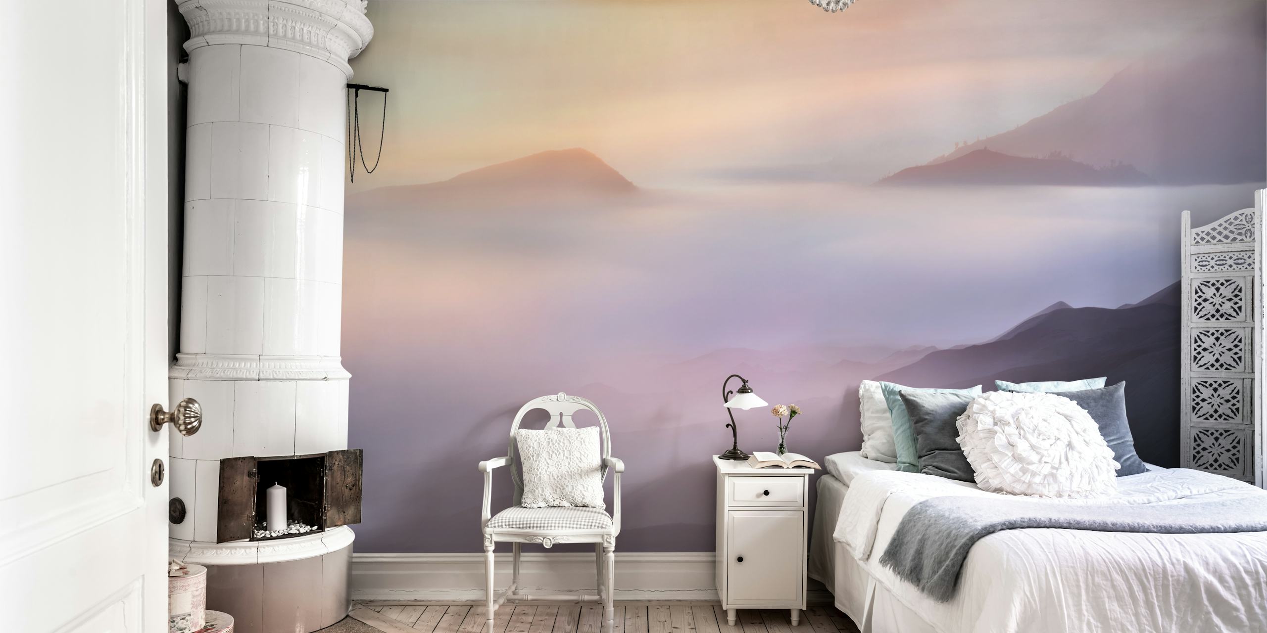 Papel pintado Vanilla en un entorno acogedor
