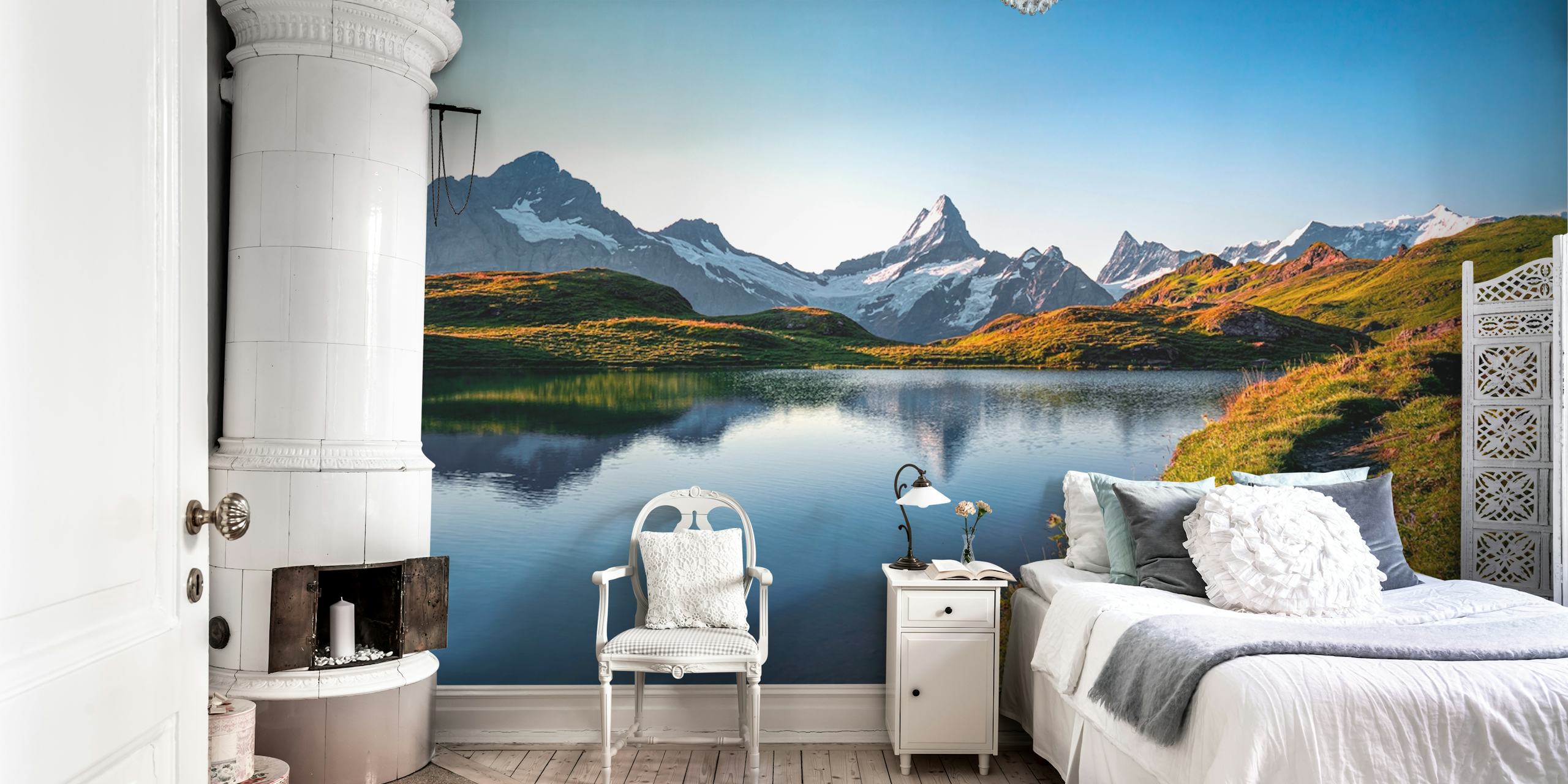 Bachalpsee Lake wallpaper in a room