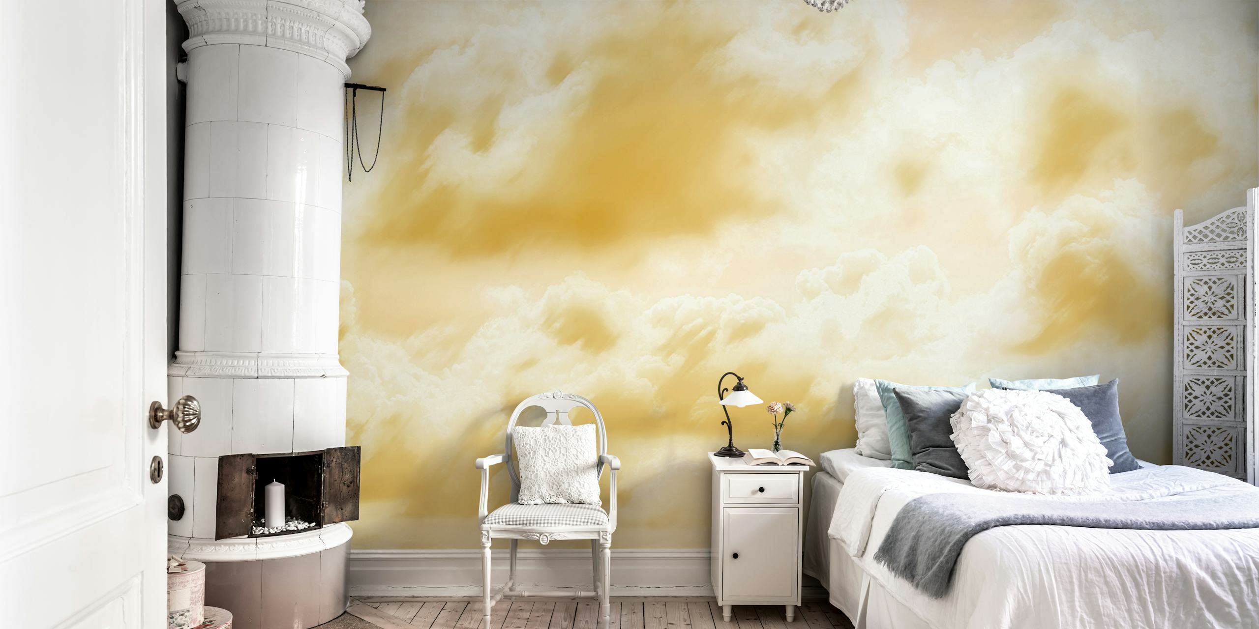 Mystic Clouds tapet i ett rum