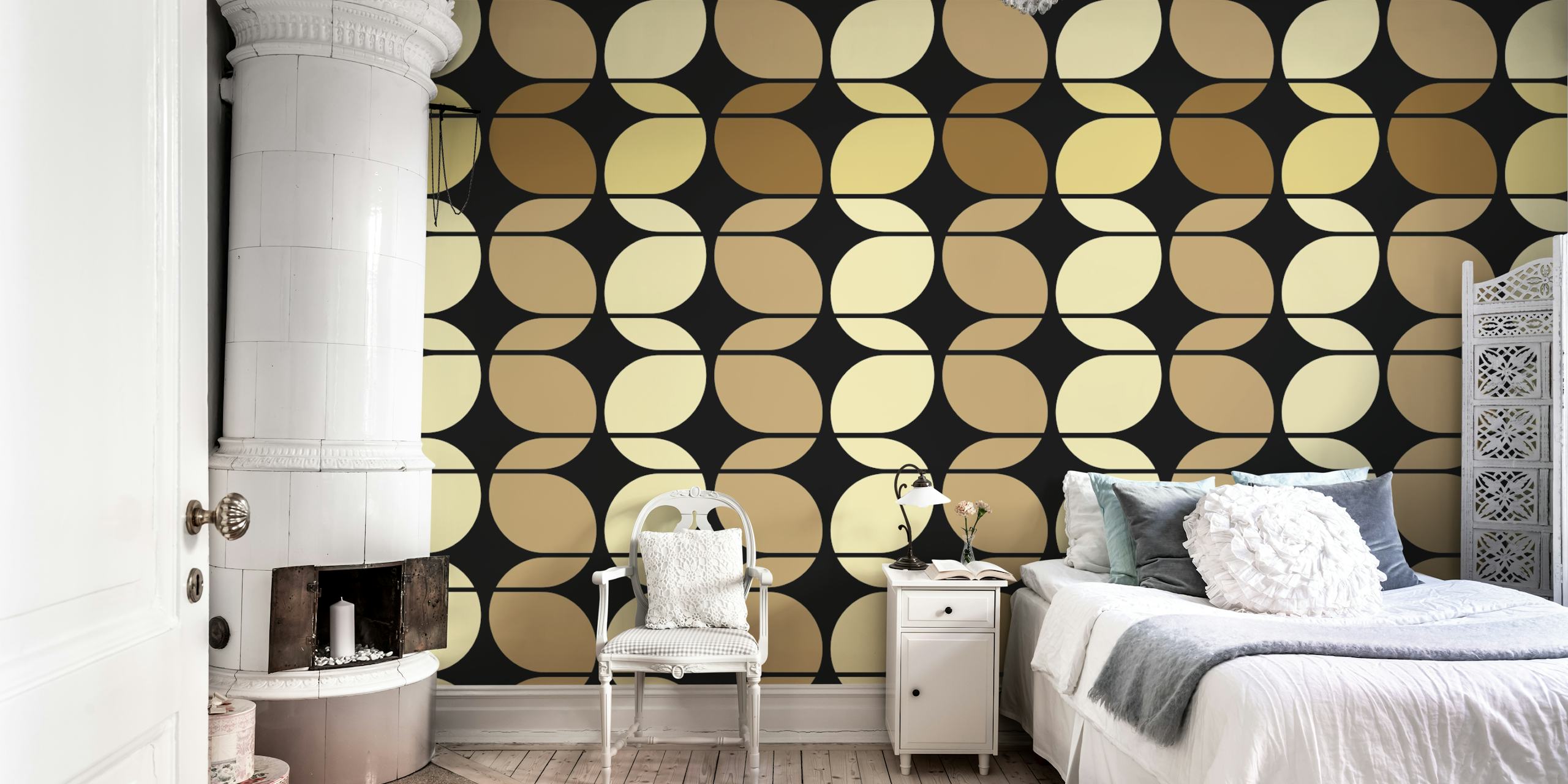 Organic Bauhaus tapetmönster