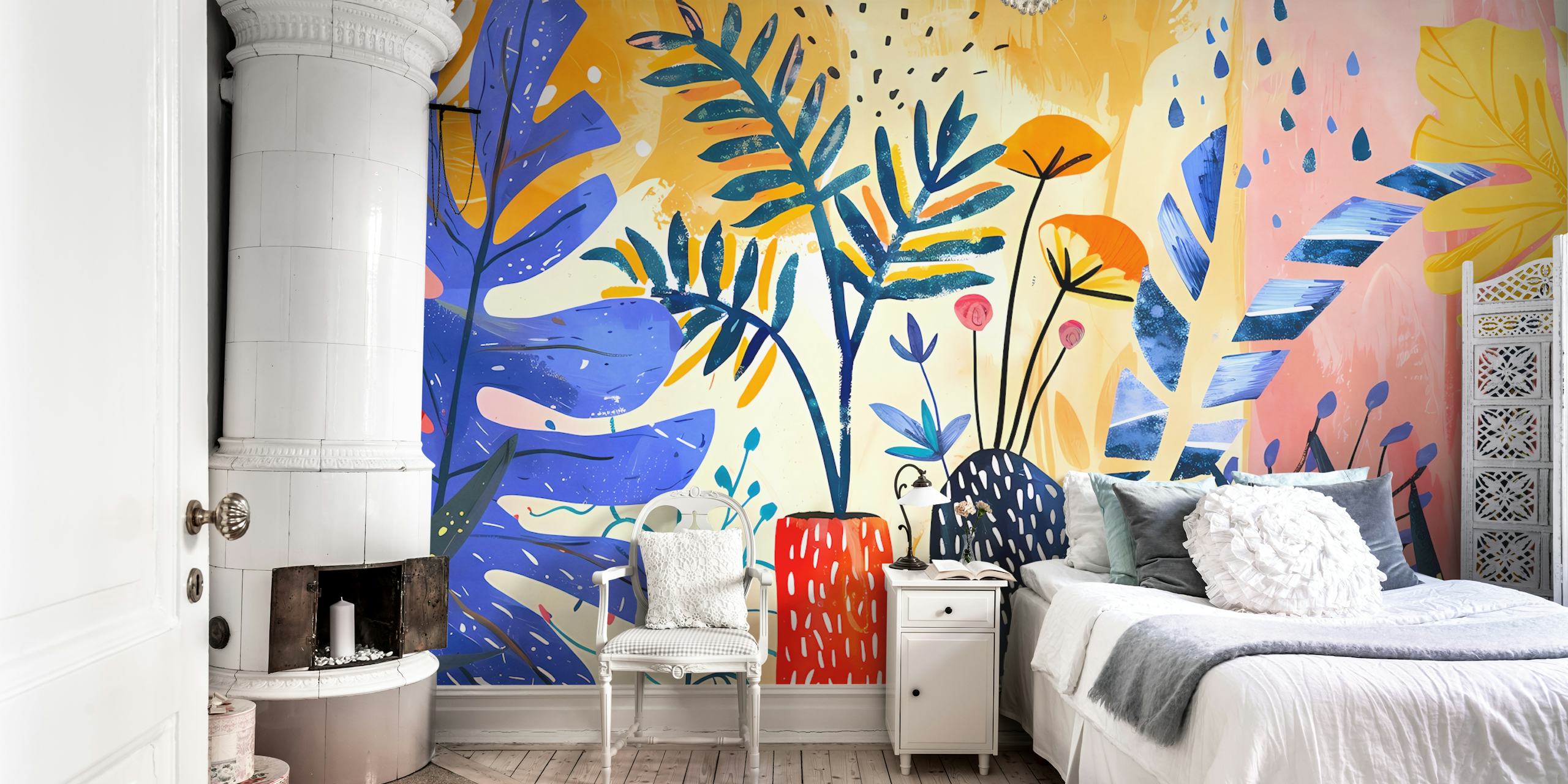 Tropical Garden 25 tapeta v pokoji