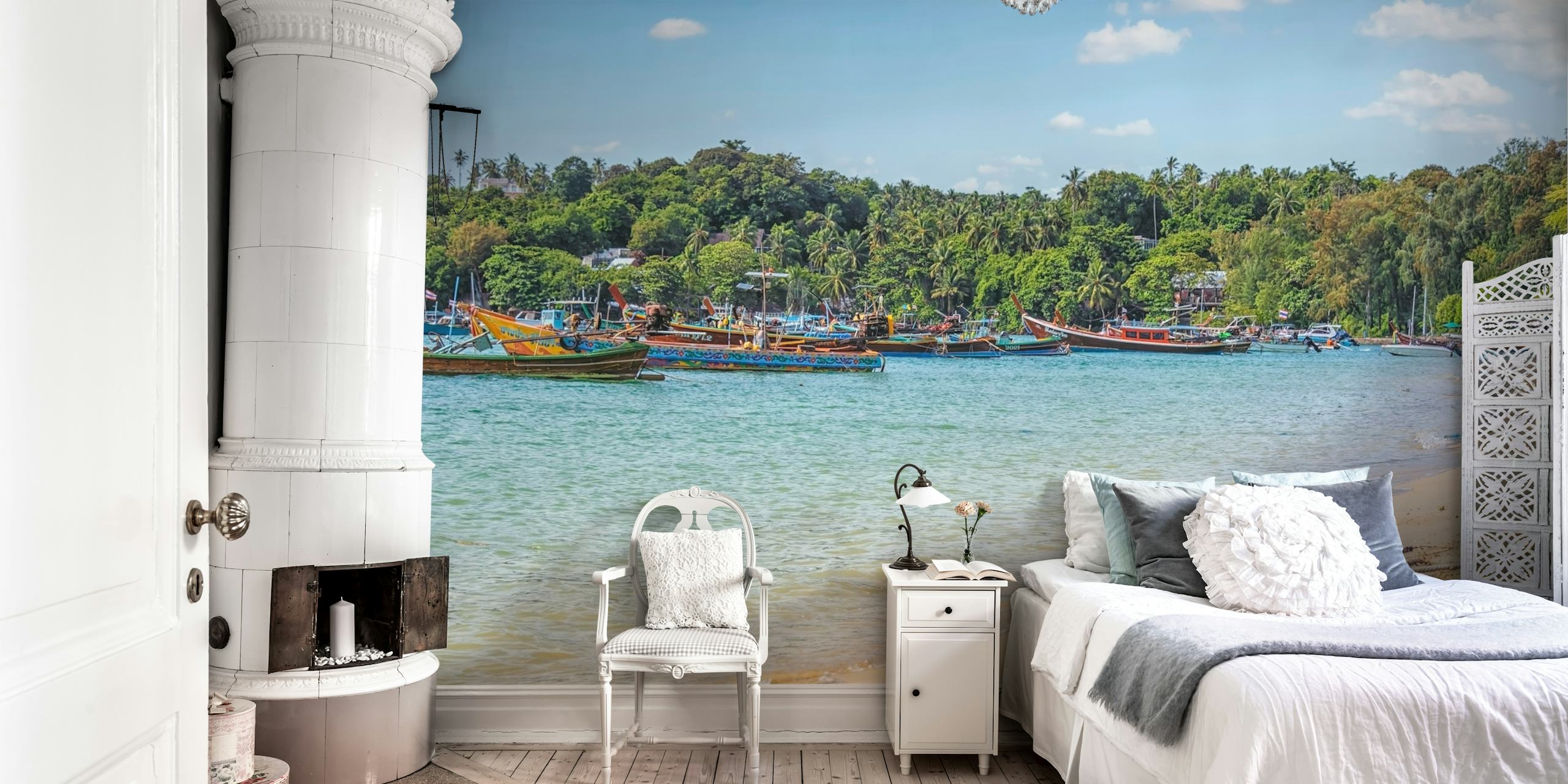 Rawai wallpaper in a room setting