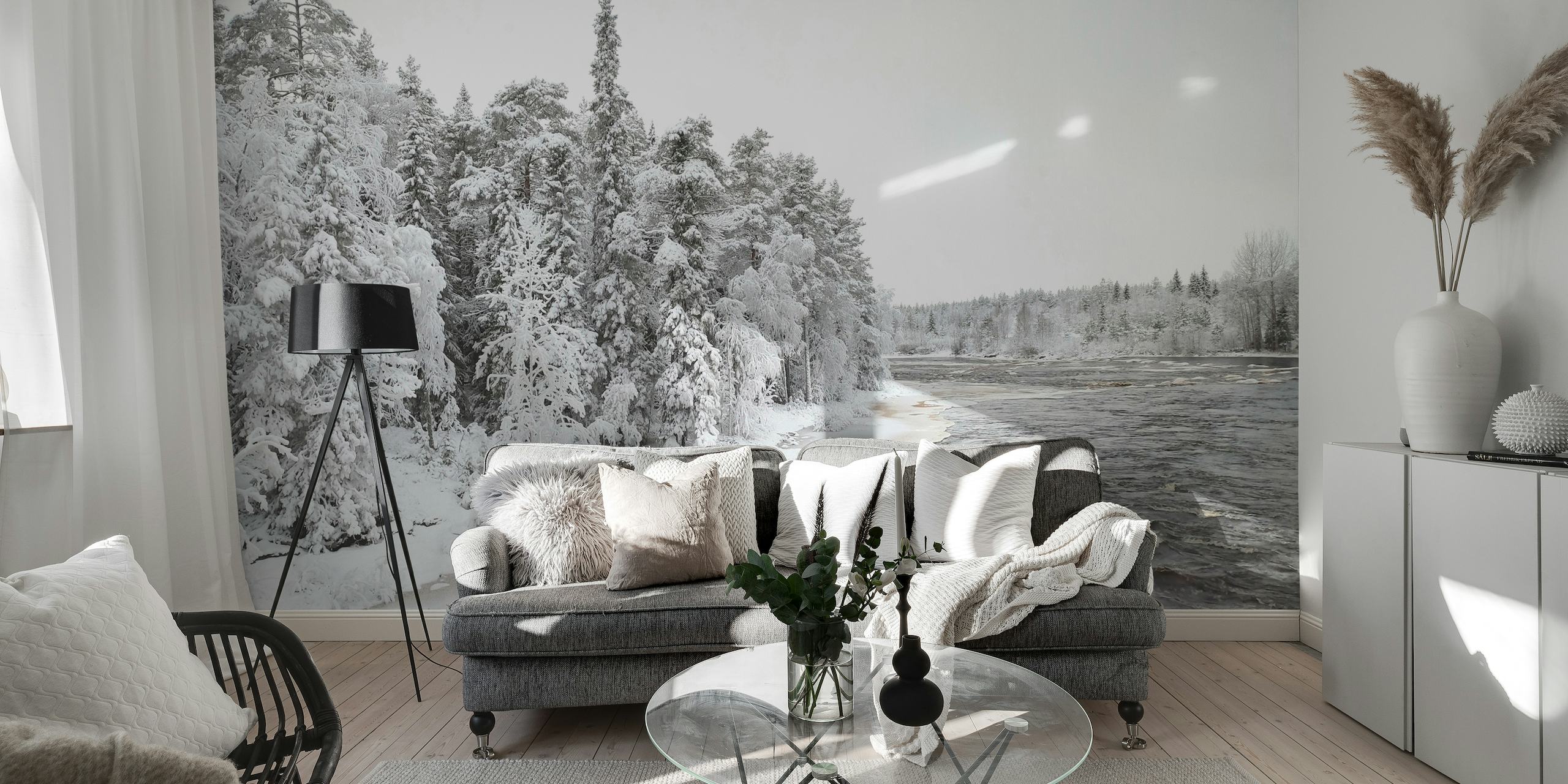 Lapland winter landscape ταπετσαρία