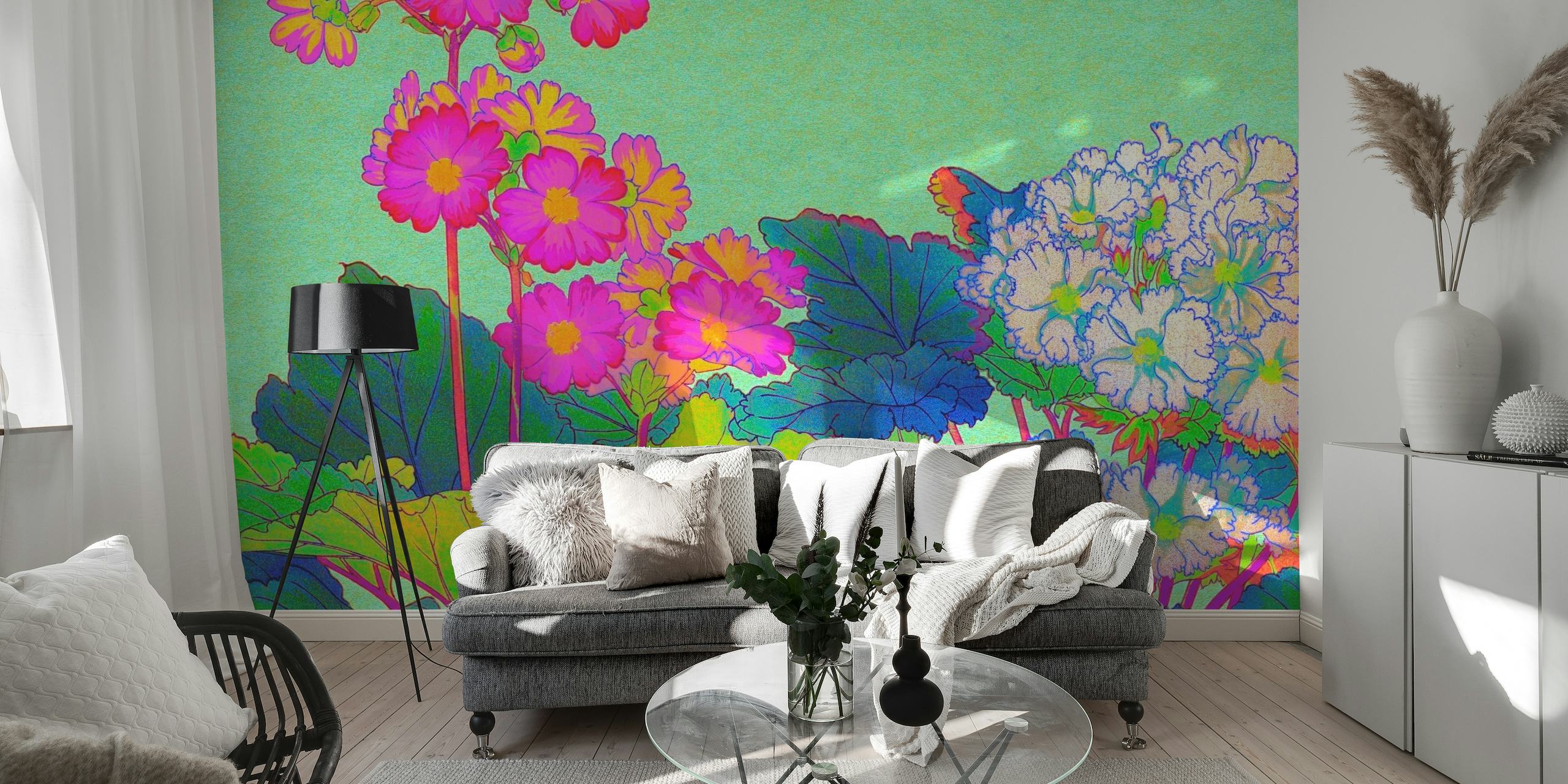 Beautiful Scandinavian Floral wallpaper